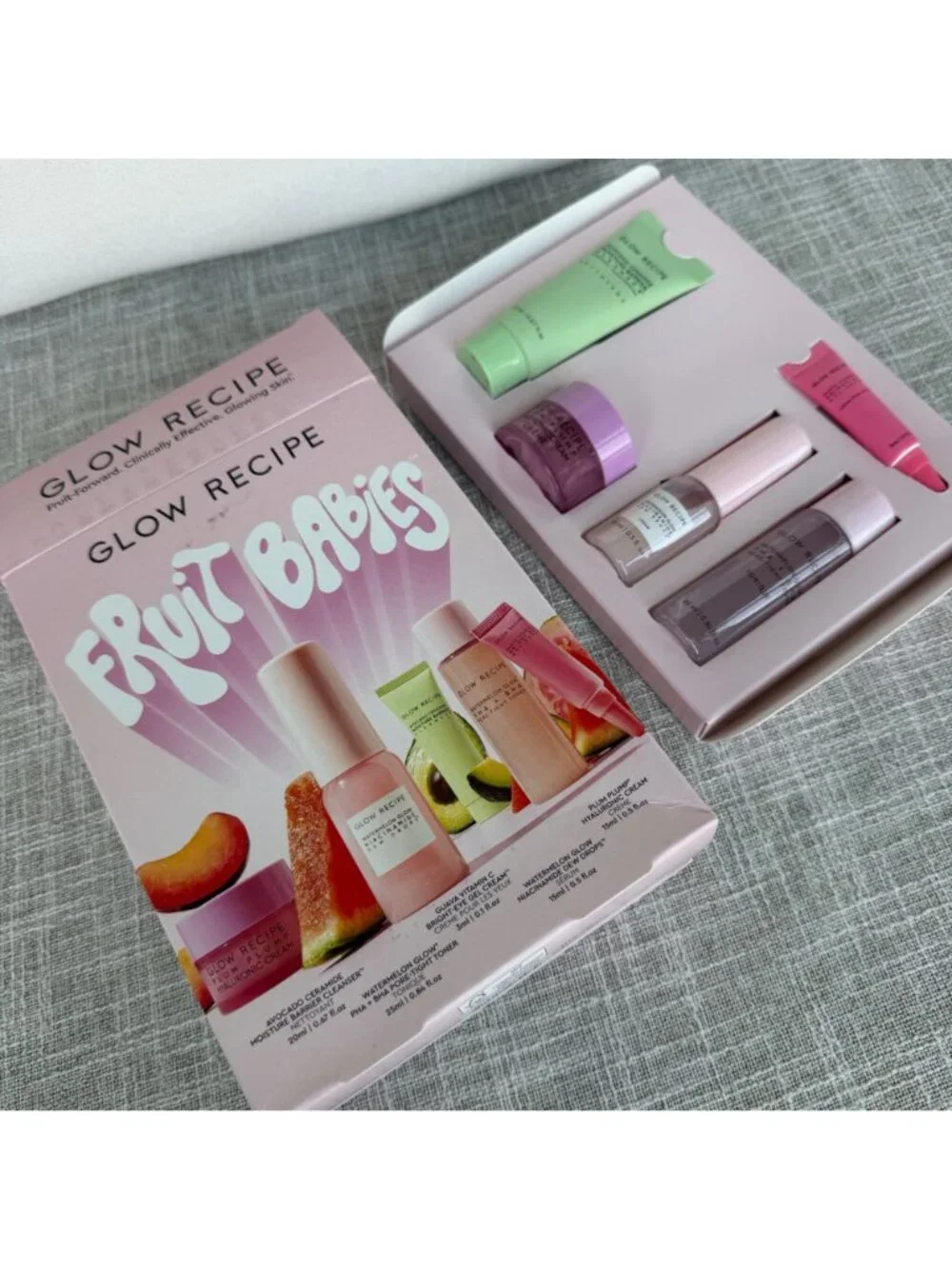 NEW GLOW RECIPE FRUIT BABIES 5-PIECE SKINCARE GIFT SET